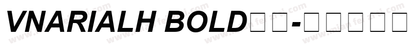 VnArialH Bold字体字体转换